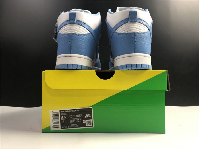 nike dunk high pro sb S*p*e blue stars 307385-141