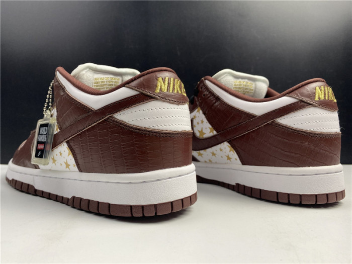 nike sb dunk low S*p*e stars barkroot brown (2021) dh3228-103