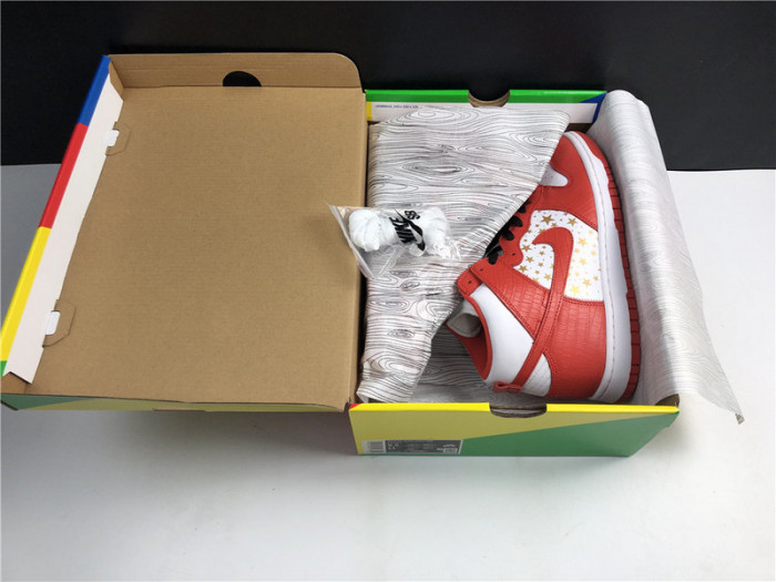 nike dunk high pro sb S*p*e red stars 307385-161