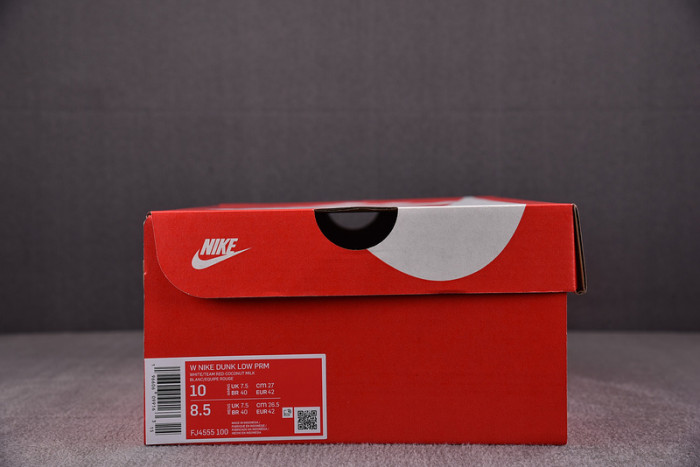 Nike Dunk Low PRM Vintage Team Red (Women