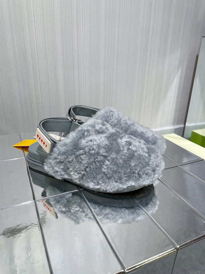 Marni Fur slides