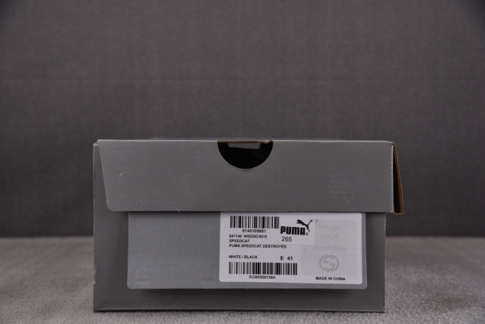 BLCG x Puma Speedcat Suede Distressed White Black 847146 WSDSD 9010