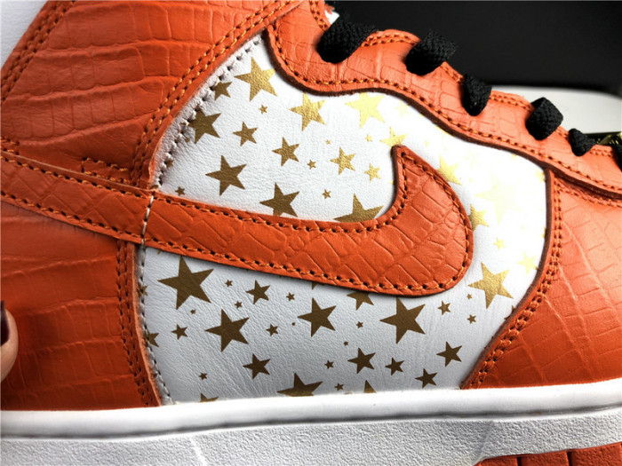 nike sb dunk high S*p*e orange 307385-181