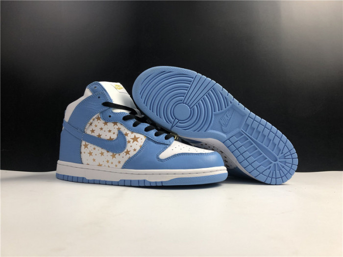 nike dunk high pro sb S*p*e blue stars 307385-141