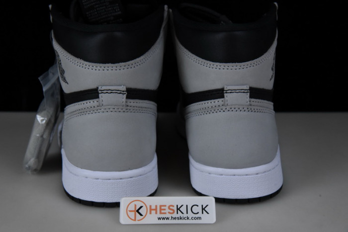 Air Jordan 1 Retro High Black White Light Smoke Grey 555088-035