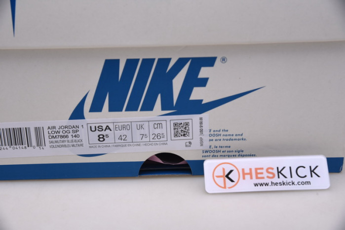 Travis Scott Fragment Air Jordan 1 Low DM7866-140