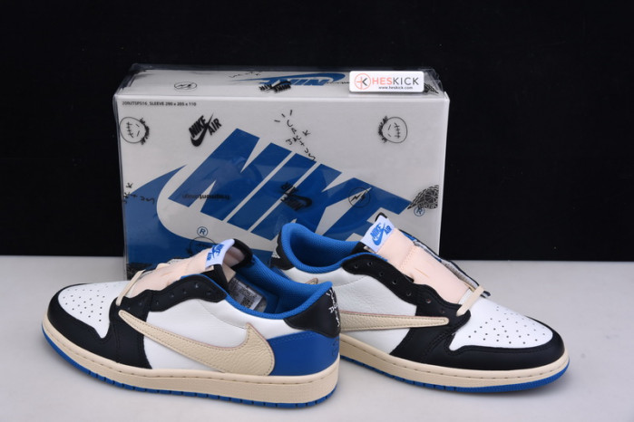 Travis Scott Fragment Air Jordan 1 Low DM7866-140