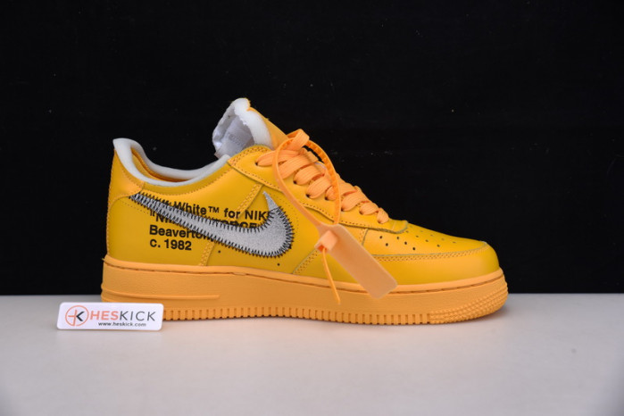 Nike Air Force 1 Low OFW University Gold Metallic Silver DD1876-700