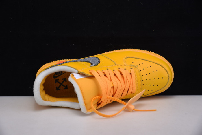 Nike Air Force 1 Low OFW University Gold Metallic Silver DD1876-700