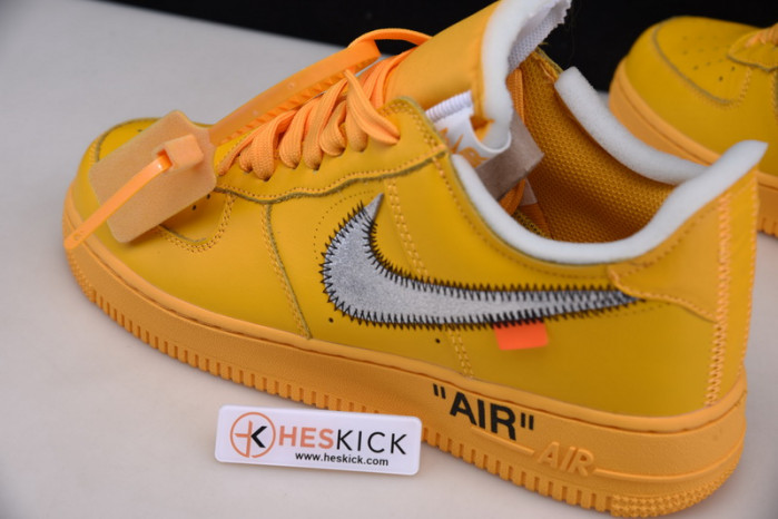 Nike Air Force 1 Low OFW University Gold Metallic Silver DD1876-700