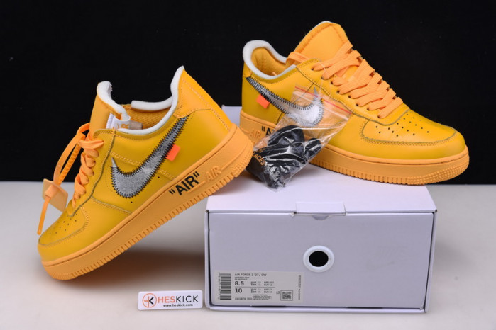 Nike Air Force 1 Low OFW University Gold Metallic Silver DD1876-700
