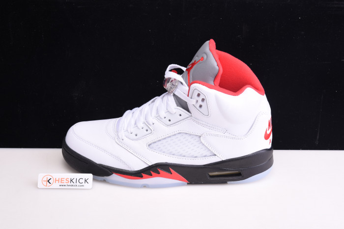 Air Jordan 5 Retro Fire Red Silver Tongue (2020) DA1911-102