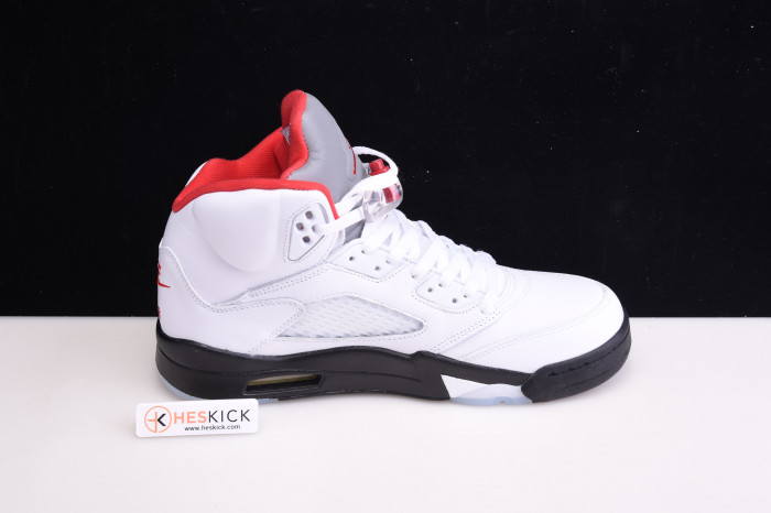 Air Jordan 5 Retro Fire Red Silver Tongue (2020) DA1911-102