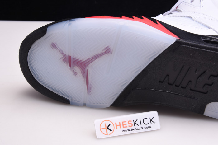 Air Jordan 5 Retro Fire Red Silver Tongue (2020) DA1911-102