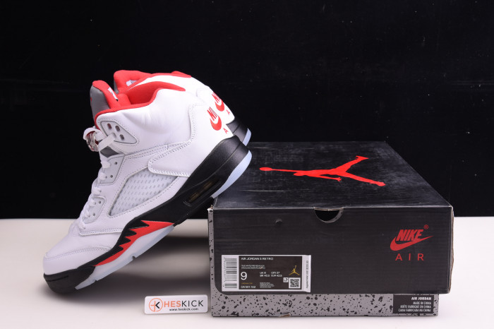 Air Jordan 5 Retro Fire Red Silver Tongue (2020) DA1911-102