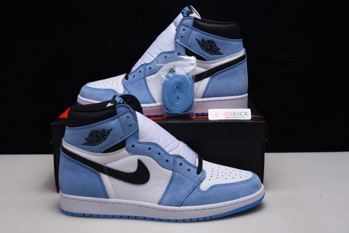 AIR Jordan 1 Retro High White University Blue Black 555088-134