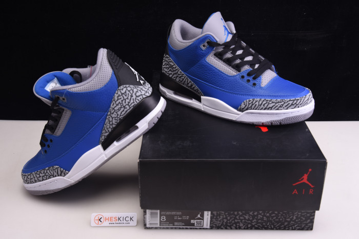 Air Jordan 3 Retro Varsity Royal Cement CT8532-400