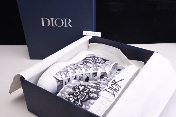 D10R B23 Oblique High Top Sneakers