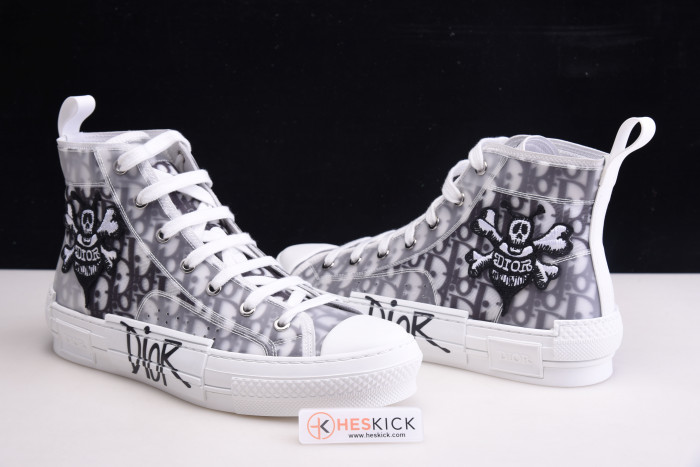 D10R B23 Oblique High Top Sneakers