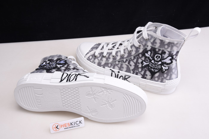 D10R B23 Oblique High Top Sneakers