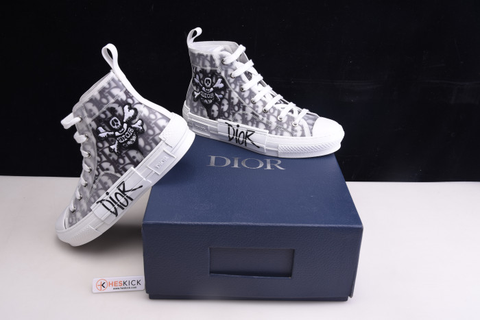 D10R B23 Oblique High Top Sneakers