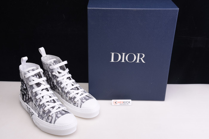 D10R B23 Oblique High Top Sneakers