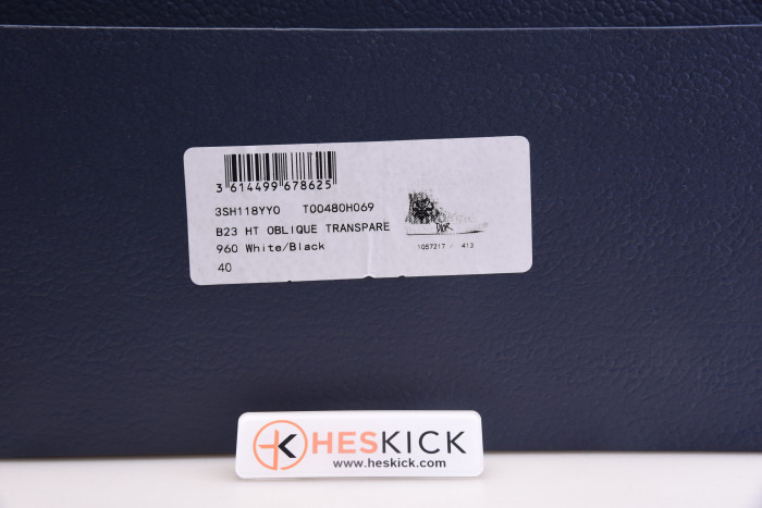 D10R B23 Oblique High Top Sneakers