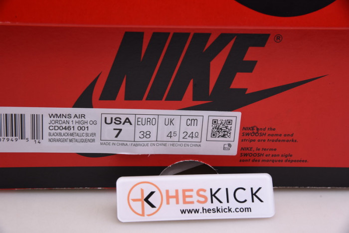 Air Jordan 1 High OG WMNS “Silver Toe” CD0461-001