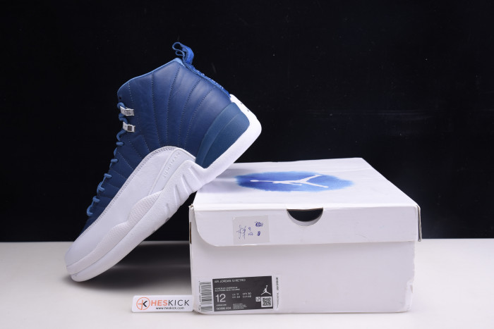 Air Jordan 12 Retro Stone Blue 130690-404