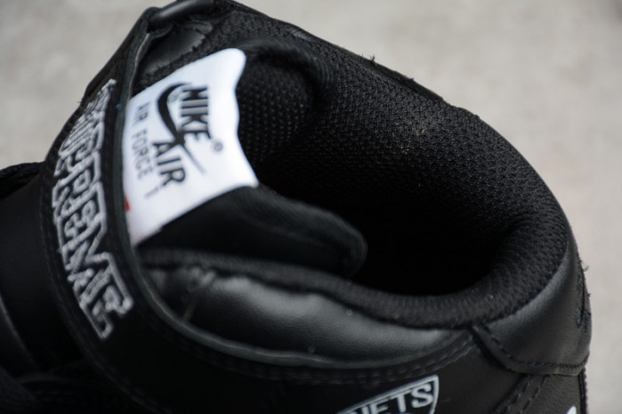 air force 1 mid S*p*e nba black aq8017-001