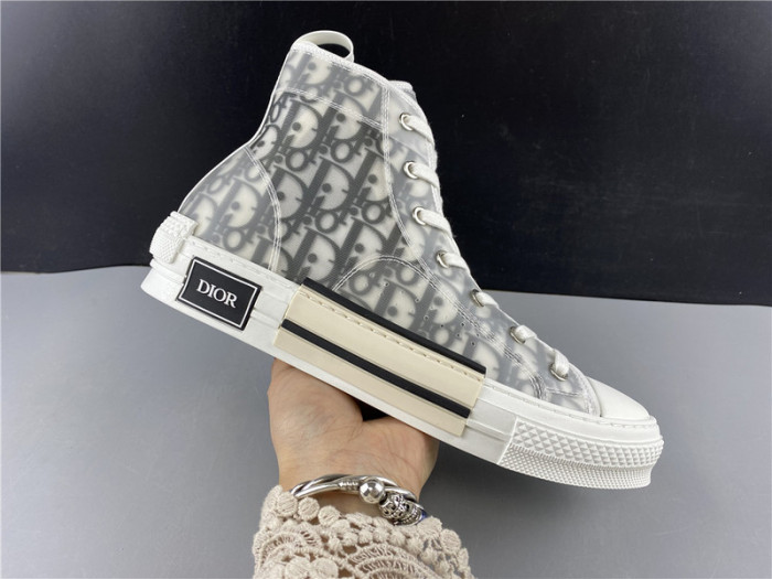 D10R B23 High Top Logo Oblique Sneakers