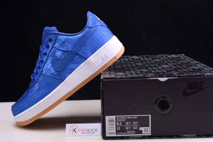 The Clot x Nike Air Force 1 Low in Game Royal CJ5290-400