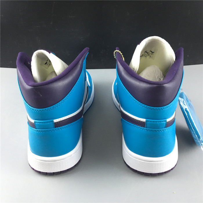 Jordan 1 Mid Hornets 554724-415